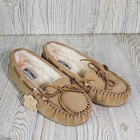 Minnetonka Allie Junior Trapper Slipper Mocs Womens Size 7 NEW - Picture 10 of 12